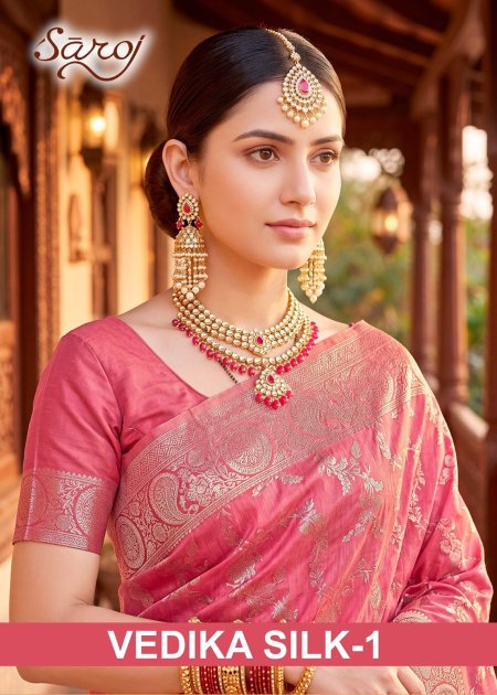 Vedika Silk Vol 1 By Saroj Bamboo Silk Saree 
